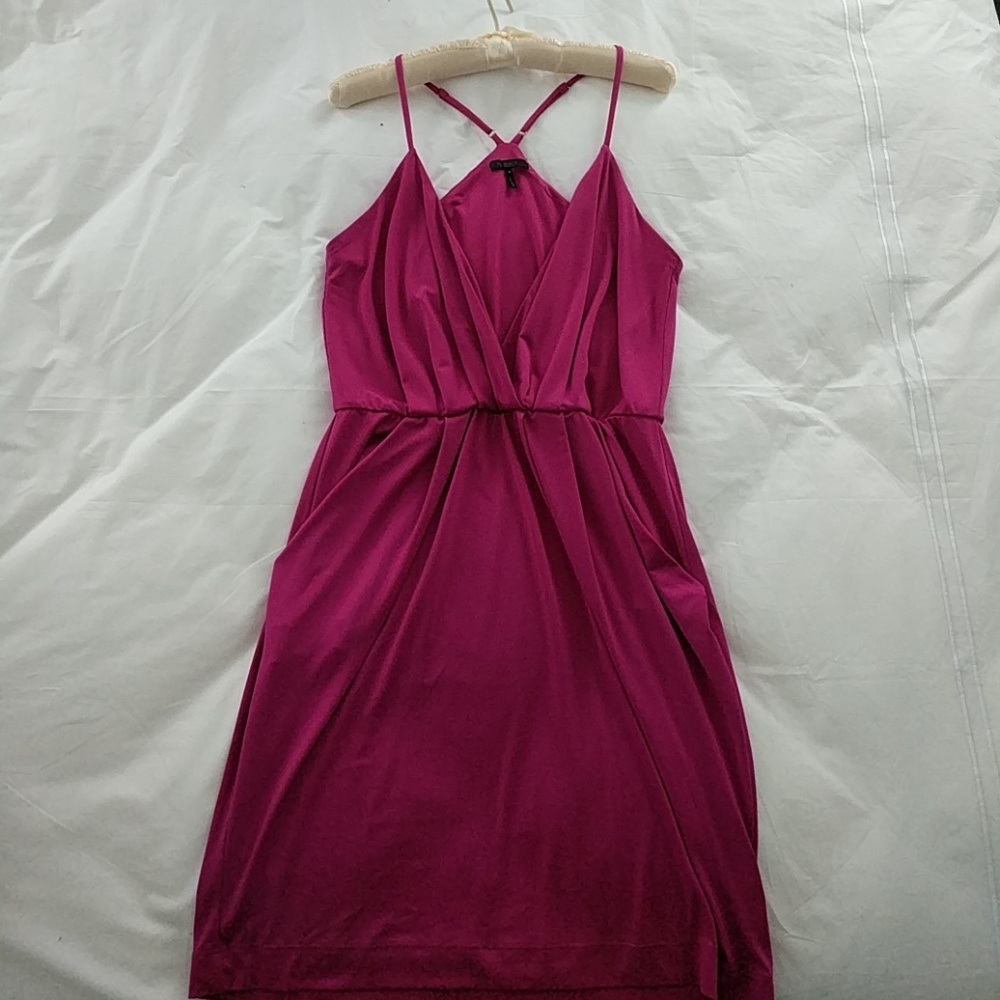 Bobi Black Raspberry Color Dress